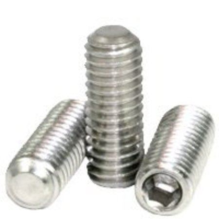 Socket Set Screw, Flat Point, 10-32 X 3/8, Stainless Steel, 18-8, Hex Socket Drive , 100PK